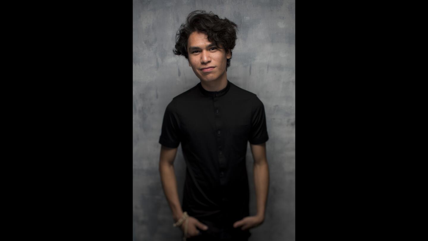 Actor Forrest Goodluck, from the film "The Miseducation of Cameron Post," photographed in the L.A. Times Studio at Chase Sapphire on Main, during the Sundance Film Festival in Park City, Utah, Jan. 21, 2018.