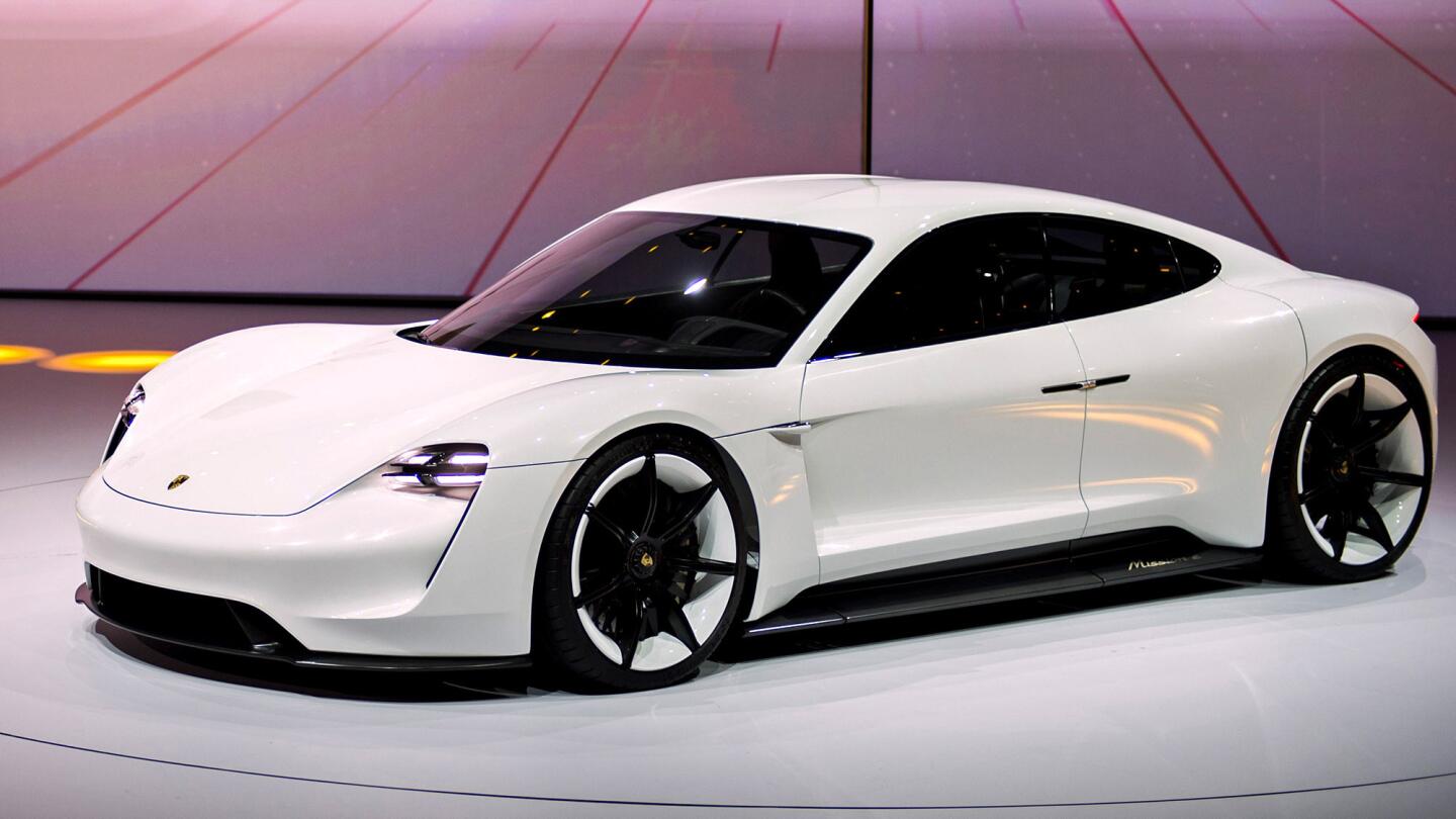 Porsche Mission E electric concept car