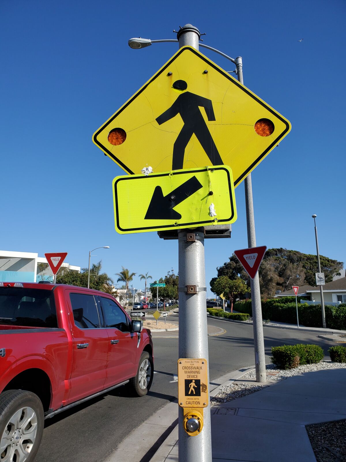 The Bird Rock Community Council requested $50,000 in state funding to help replace pedestrian crossing signals.