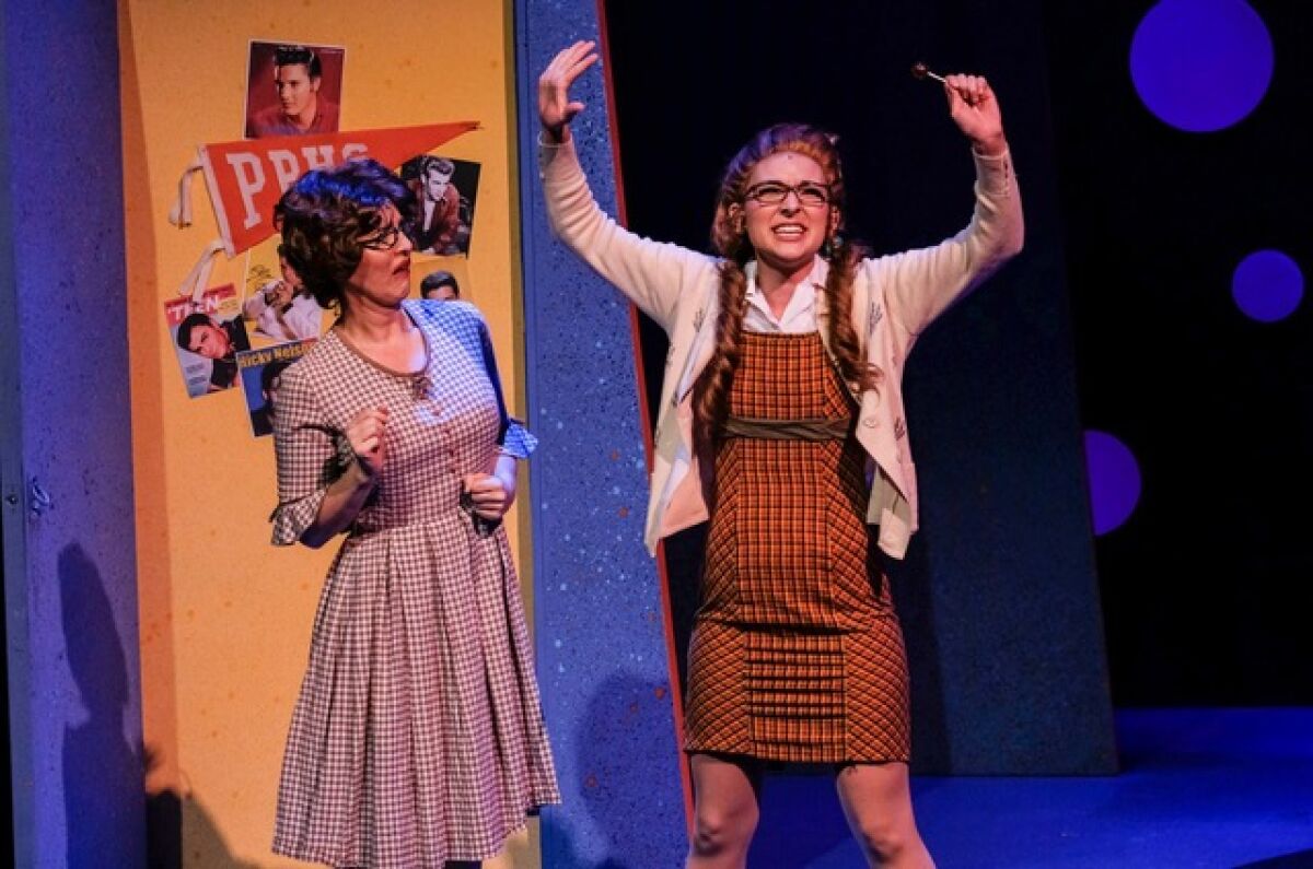 Emma Nossal as Penny Pingleton in San Diego Musical Theatre's "Hairspray."