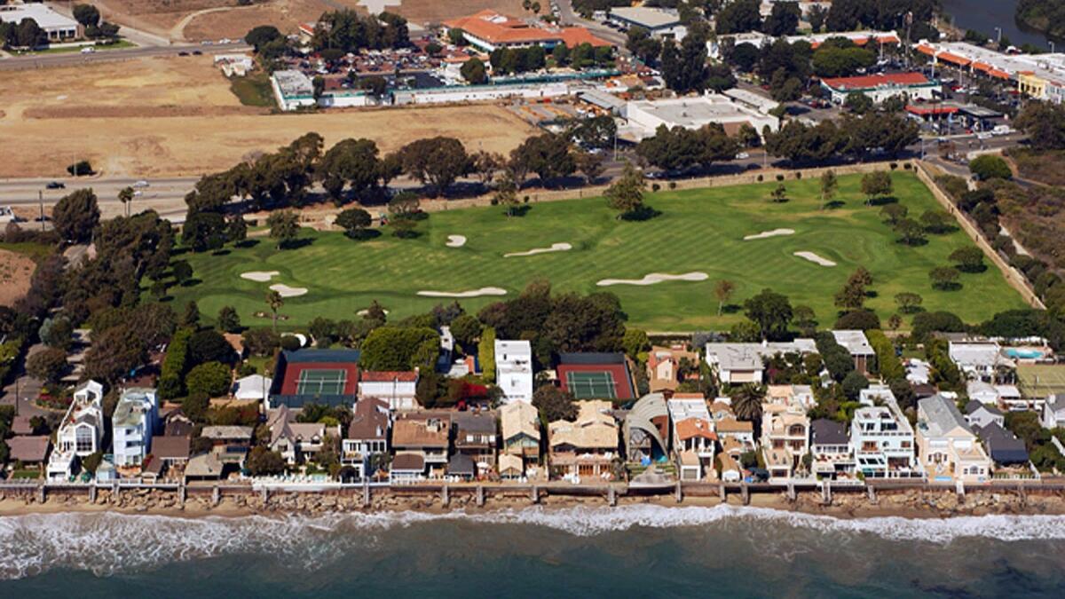 . Jerrold Perenchio and wife Margaret are the largest landholders in Malibu. Their property includes a golf course, above. They also own the "Beverly Hillbillies" mansion in Bel-Air. (Kenneth Adelman / www.califonriacoastline.org)