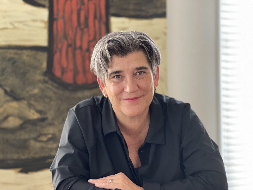 A portrait photograph of a woman