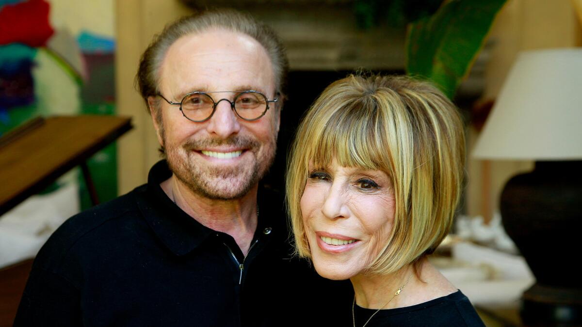 Songwriters Barry Mann and Cynthia Weil, whose rise in the record industry is part of the story in "Beautiful -- The Carole King Musical," playing at the Pantages Theatre in Hollywood.