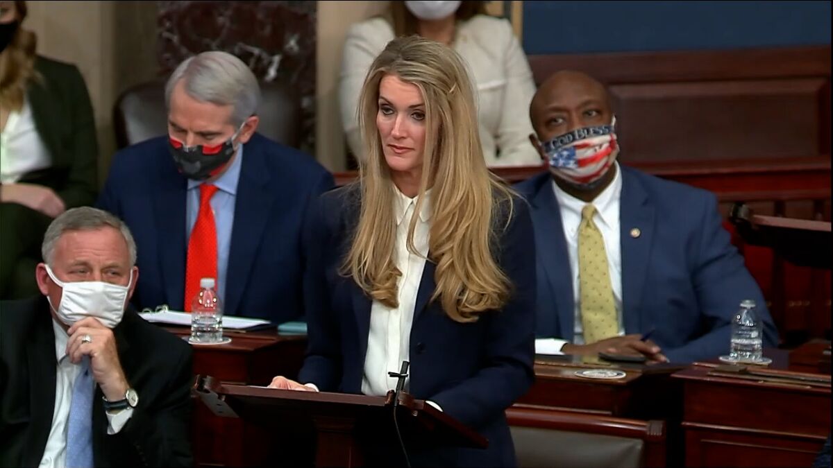 Kelly Loeffler at the Senate 