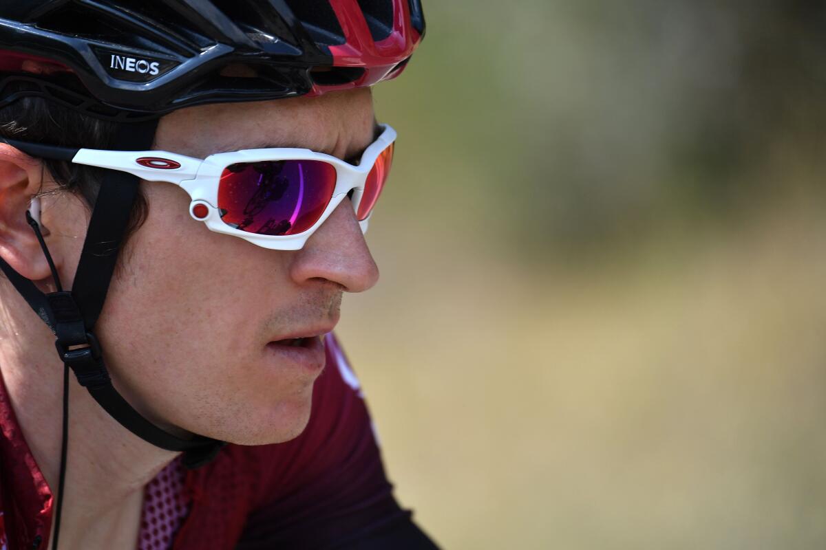 Great Britain's Geraint Thomas rides during the seventeenth stage of the 106th edition of the Tour de France cycling race between Pont du Gard and Gap, in Gap, on July 24, 2019. (Photo by JEFF PACHOUD / AFP)JEFF PACHOUD/AFP/Getty Images ** OUTS - ELSENT, FPG, CM - OUTS * NM, PH, VA if sourced by CT, LA or MoD **