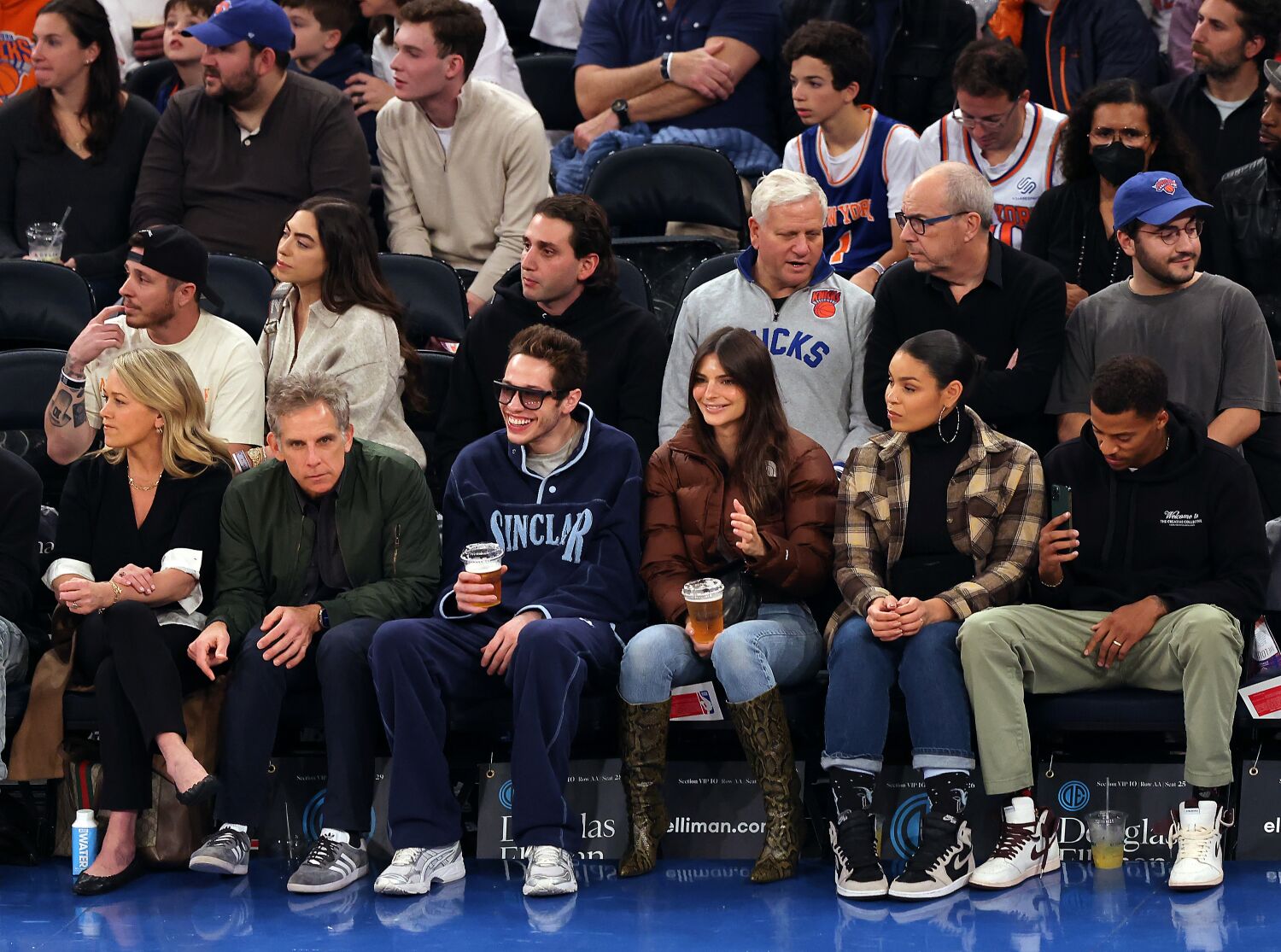 Pete Davidson and Emily Ratajkowski fuel romance rumors by attending game together