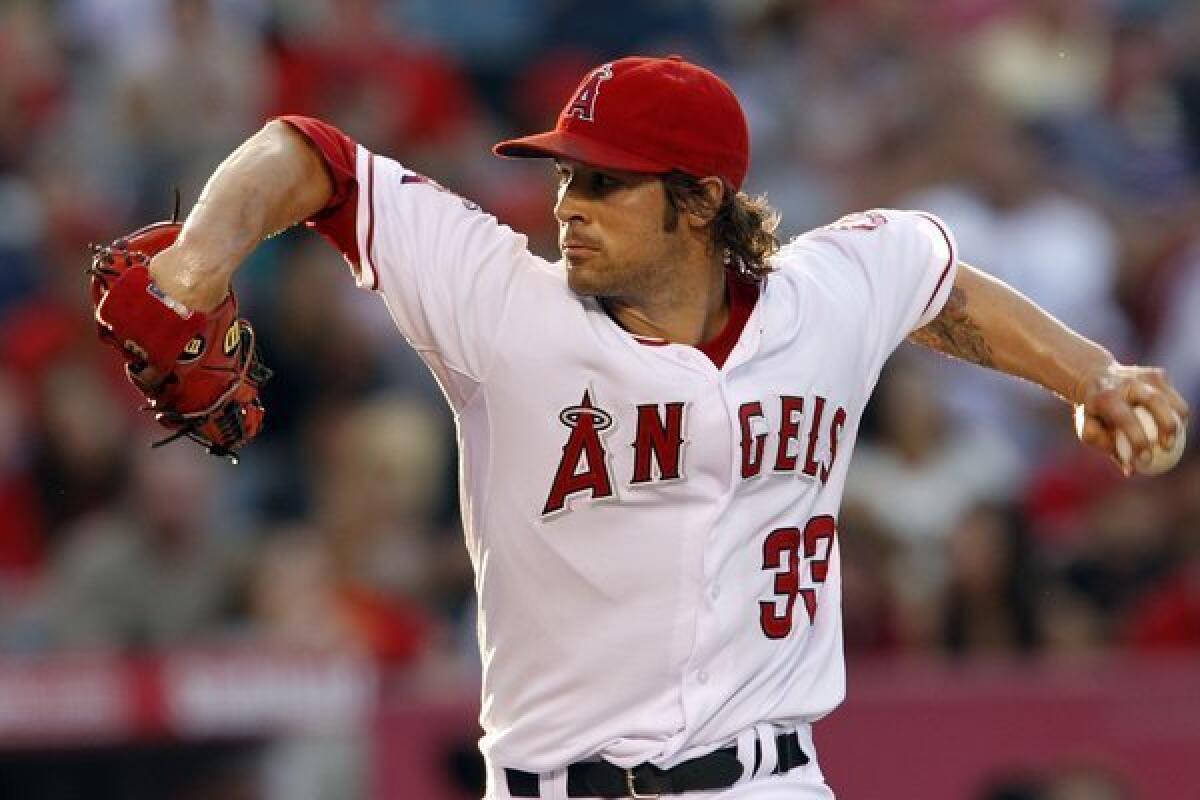 Angles pitcher C.J. Wilson says he's feeling like his old self again after October surgery to remove bone spurs from his left elbow.