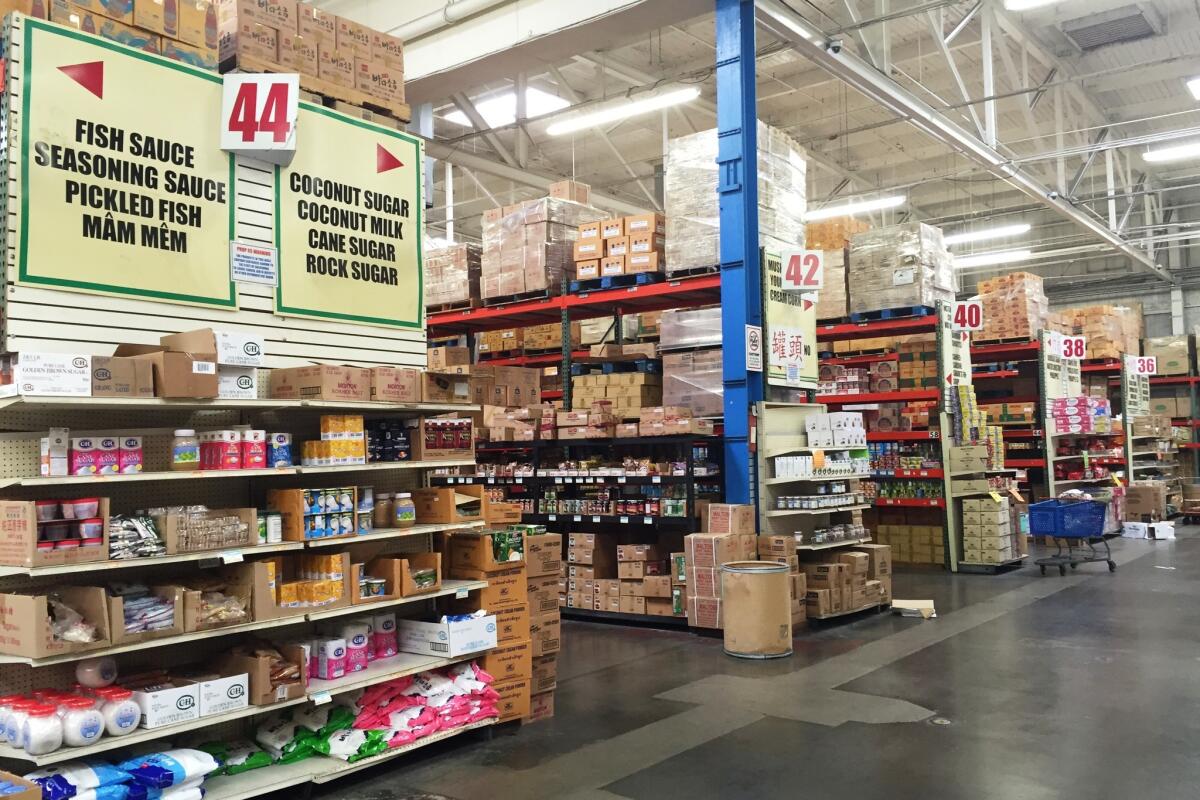 Some of the many dry goods to be found at LAX-C.