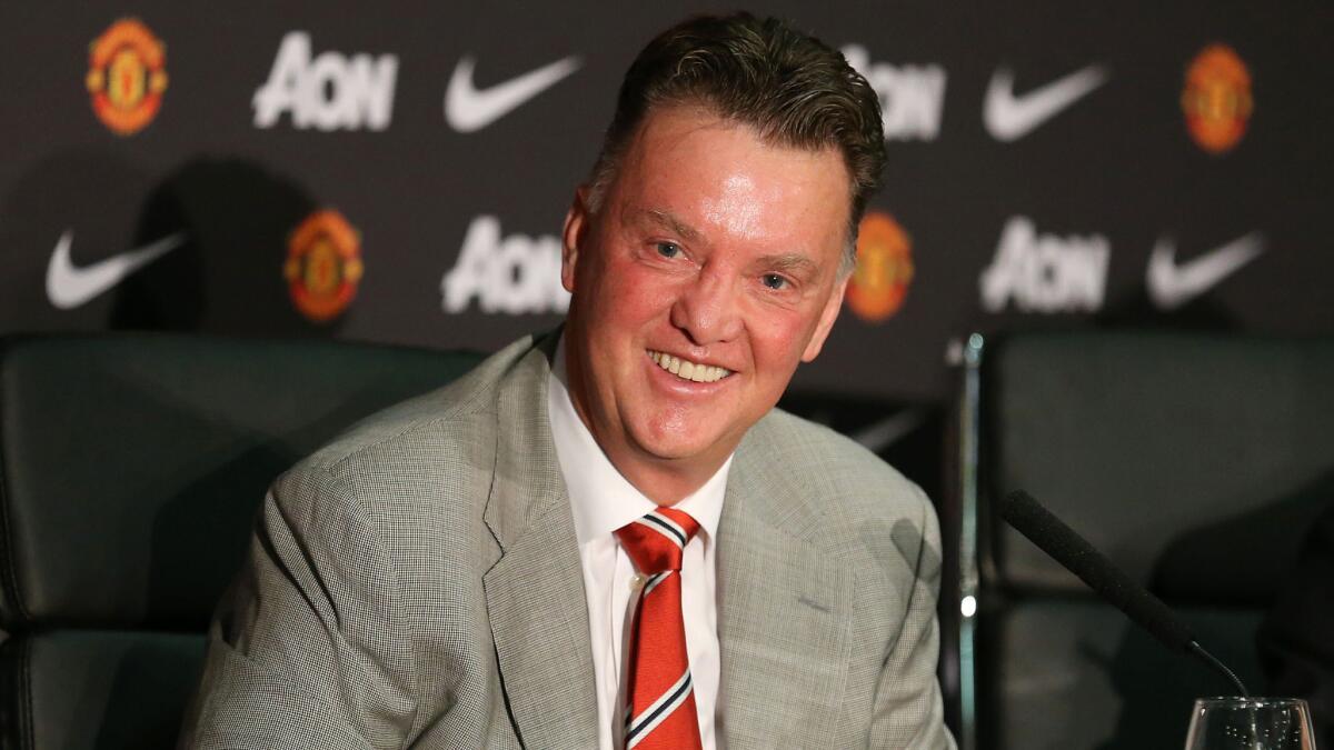 Louis van Gaal, who guided the Netherlands to a third-place finish at the World Cup, will make his Manchester United coaching debut against the Galaxy on Wednesday.