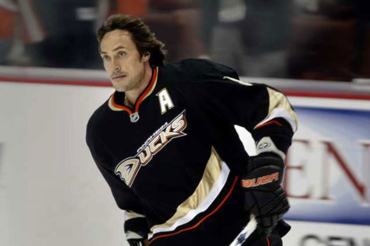 Teemu Selanne might be 42 but the ending of the NHL lockout has him giddy as a kid.