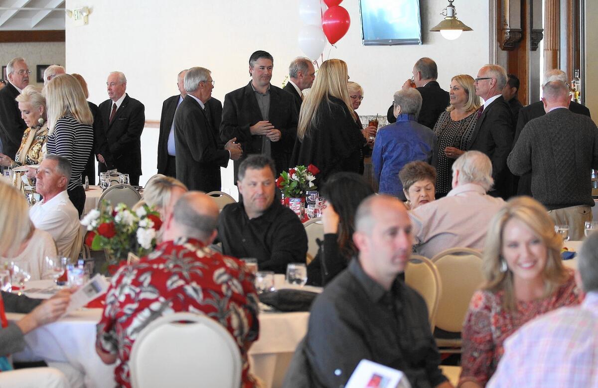 It was a full house during the Jim de Boom celebration of life at the Balboa Pavilion on Wednesday.