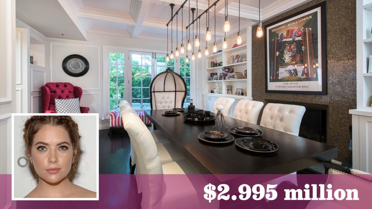 Actress-model Ashley Benson has put her remodeled 1930s home in Hollywood Hills West up for sale at $2.995 million.