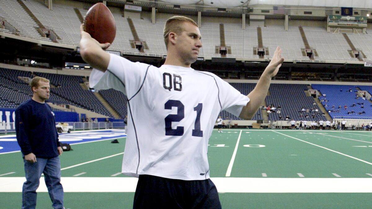 There were very few spectators, other than scouts, when Ben Roethlisberger participated in the 2004 NFL combine.