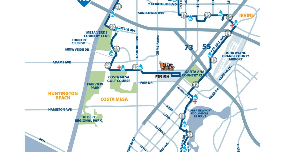 OC Marathon Road closures and delays this weekend Los Angeles Times