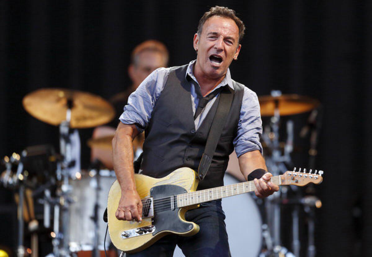 Bruce Springsteen will be joined by Jon Bon Jovi, Christina Aguilera and others for a Hurricane Sandy relief telethon Friday