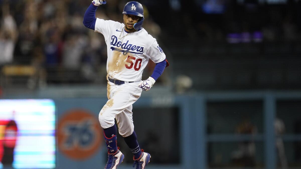 Mookie Betts inches closer to becoming MLB's Grand Slam king after blast in  Dodgers' win