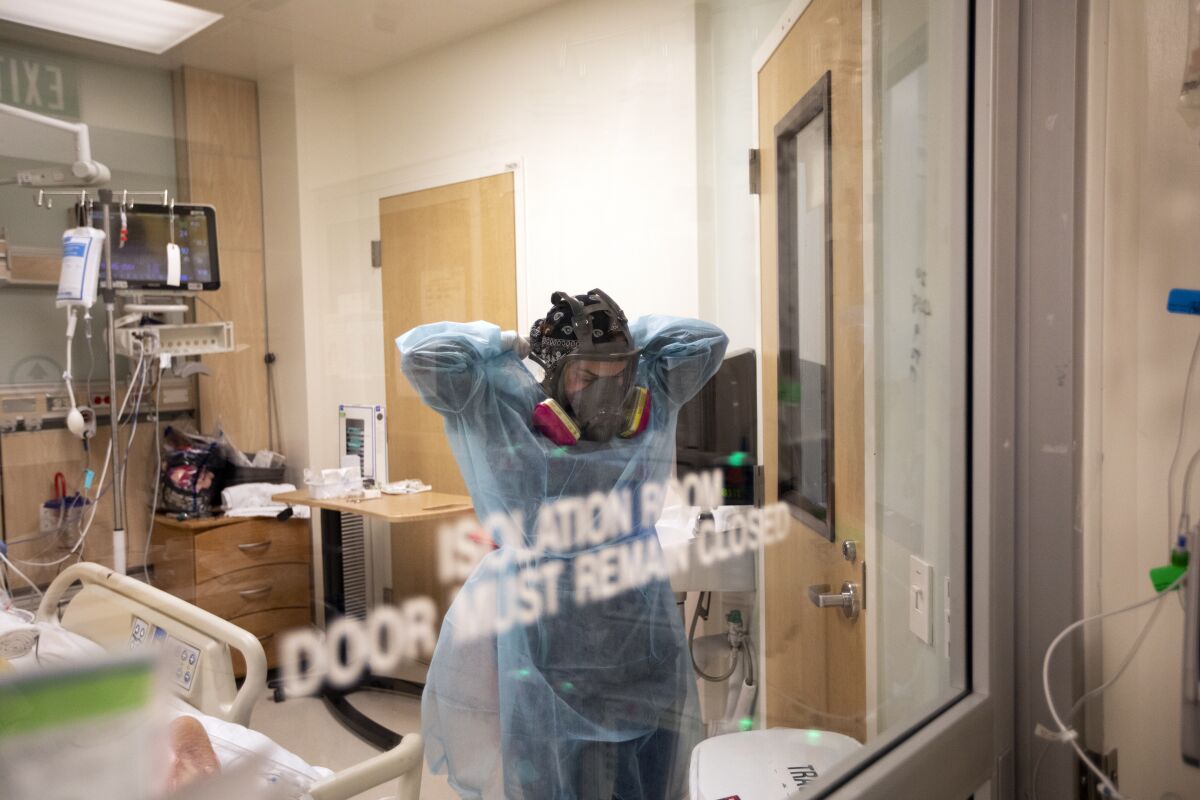 Martin Luther King Community Hospital at on Tuesday, Dec. 29, 2020 in Los Angeles