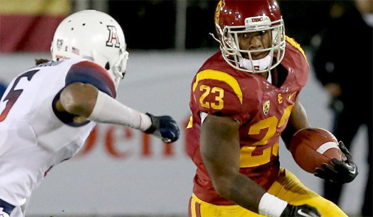 USC running back Tre Madden participated in another 120-play workout with the Trojans on Tuesday demonstrating his recovery from a hamstring injury which kept him sidelined for most of last season.