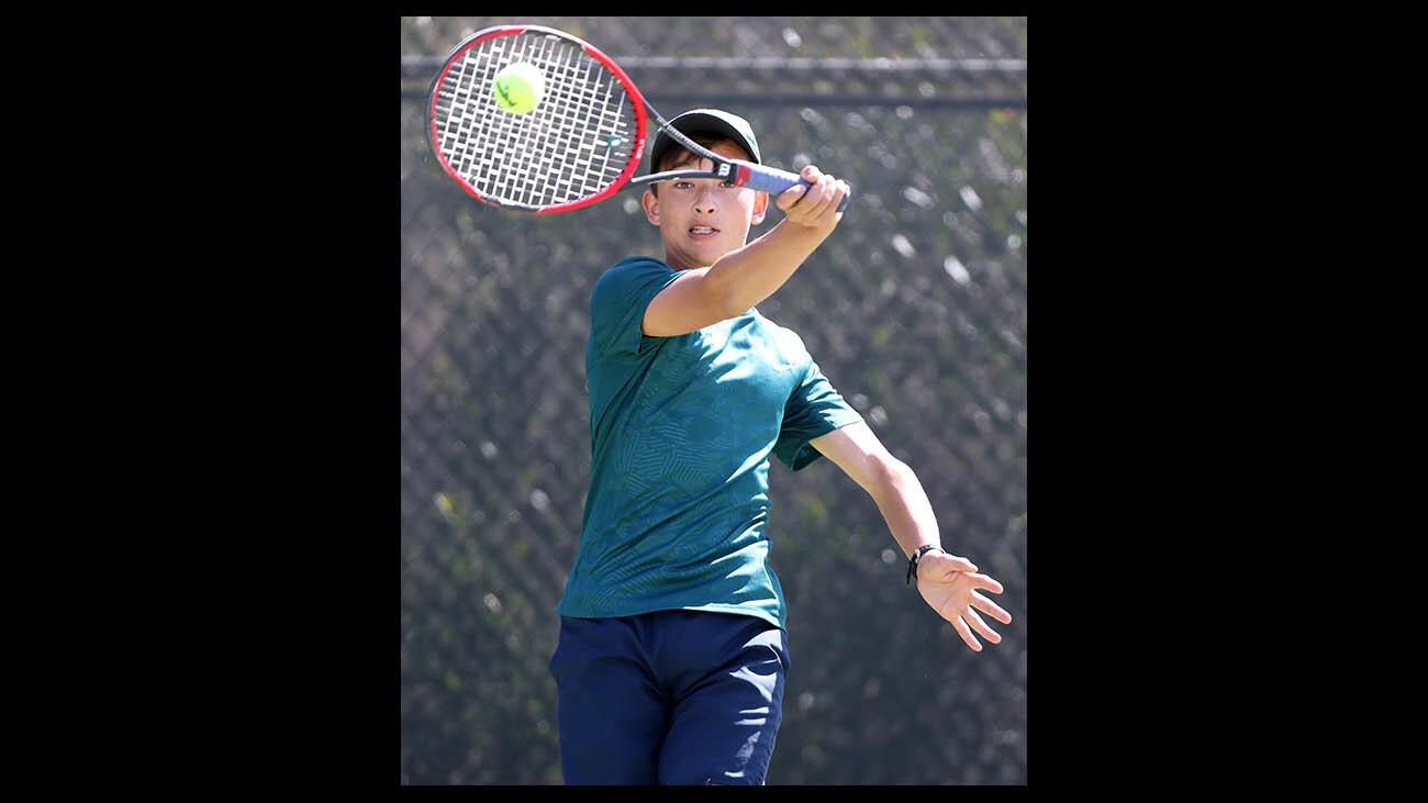 Photo Gallery: Sage Hill vs. Northwood in boys' tennis