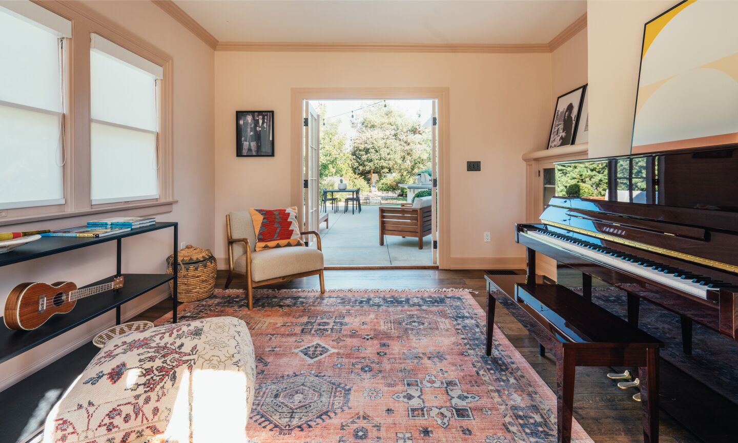 The music room.