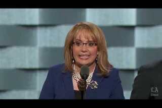 Former Rep. Gabrielle Giffords makes the case for Clinton at the Democratic National Convention