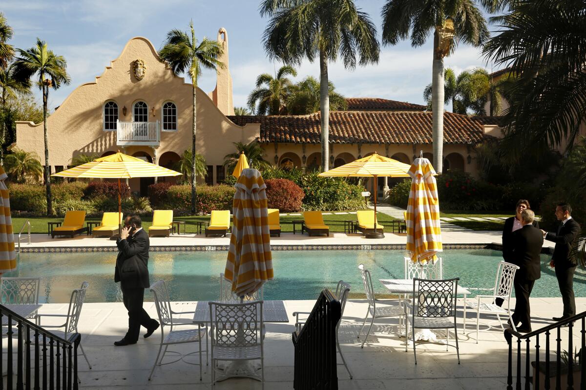 The Mar-a-Lago Club, Donald Trump's resort in Palm Beach, Fla.