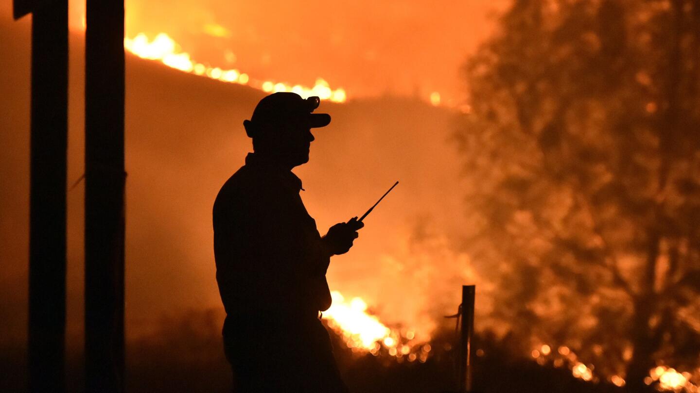 Rocky fire in Northern California