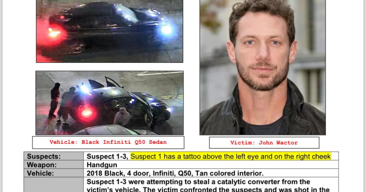 Johnny Wactor slaying: LAPD focuses on gang catalytic converter thefts Johnny Wactor slaying: LAPD focuses on gang catalytic converter thefts
