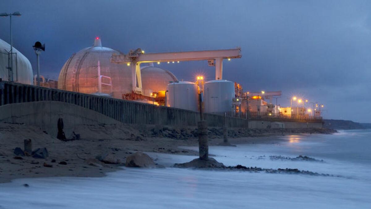 The San Onofre Nuclear Generating Station.