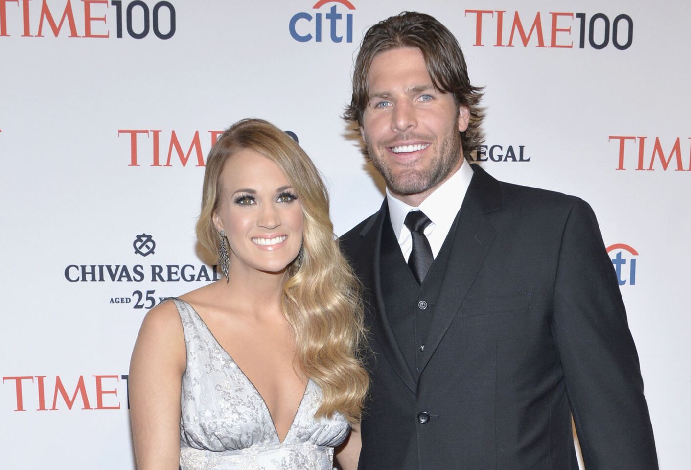 Singer Carrie Underwood and husband Mike Fisher are parents to their first child, Isaiah Michael Fisher. The couple, who tied the knot in a Southern-style wedding in Georgia in 2010, made the announcement (with help from her dogs) on Twitter.