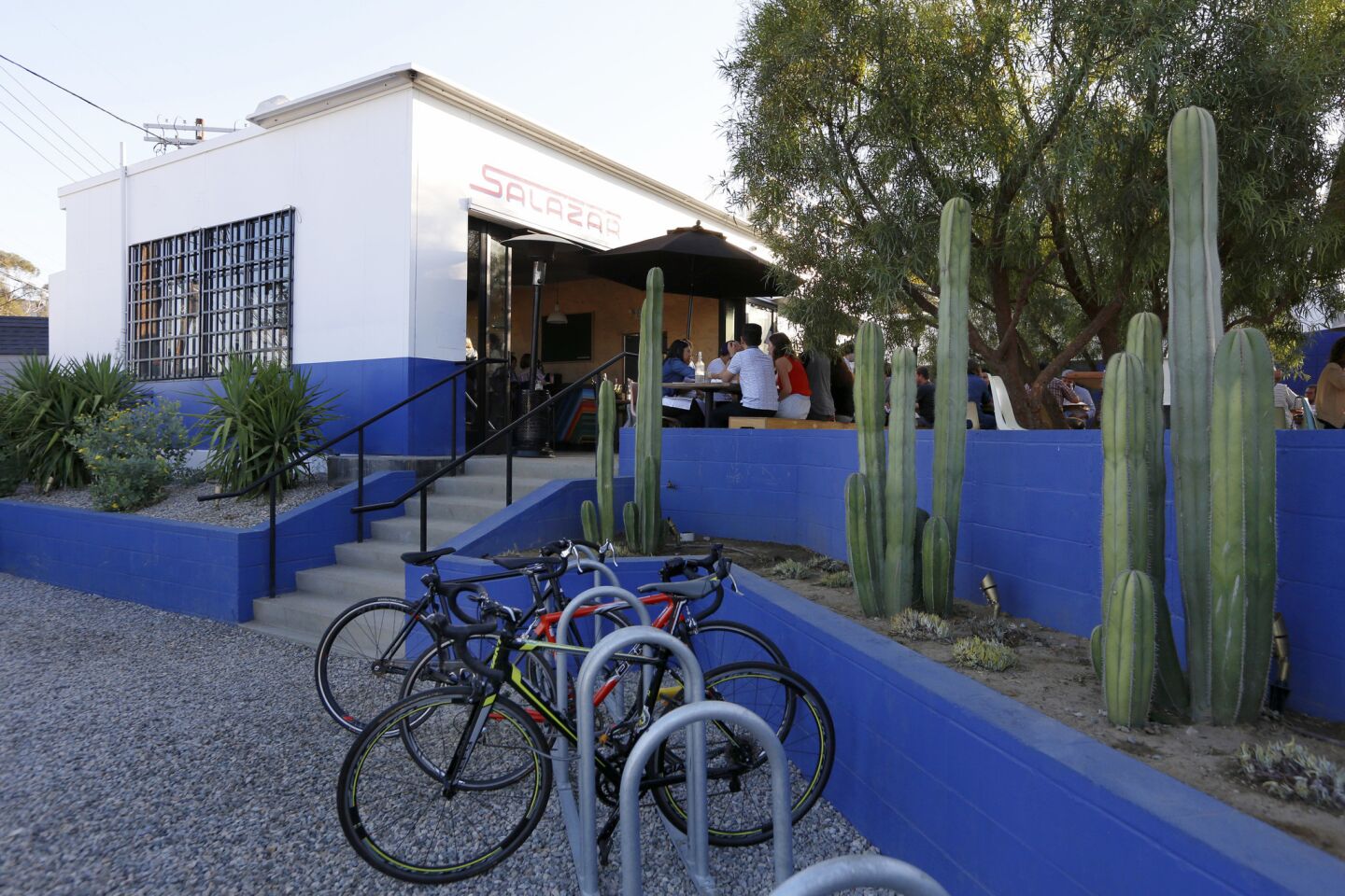 Salazar restaurant is located in the L.A. River adjacent community known as Frogtown.