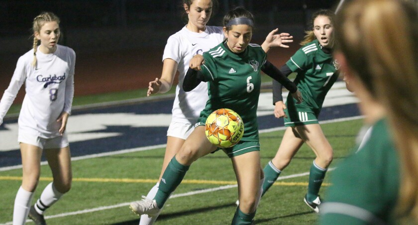 LCC's standout senior Lorena Villa assisted on three goals Tuesday.