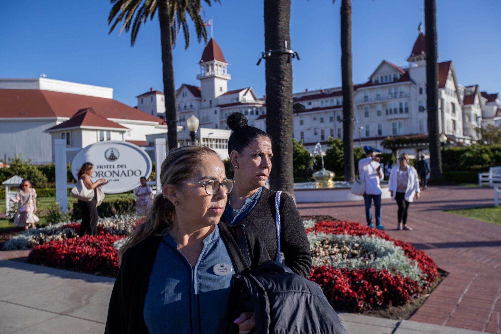 Housekeepers at the historic Hotel del Coronado in Coronado.