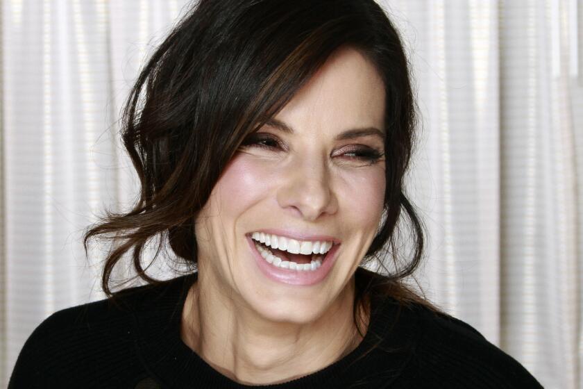 Sandra Bullock is photographed at the Hyatt Regency in Century City on Jan. 25, 2014.