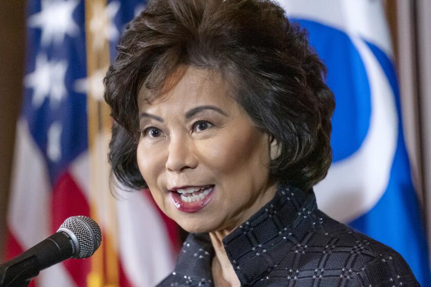Elaine Chao has denied wrongdoing while serving as Transportation secretary during the Trump administration.