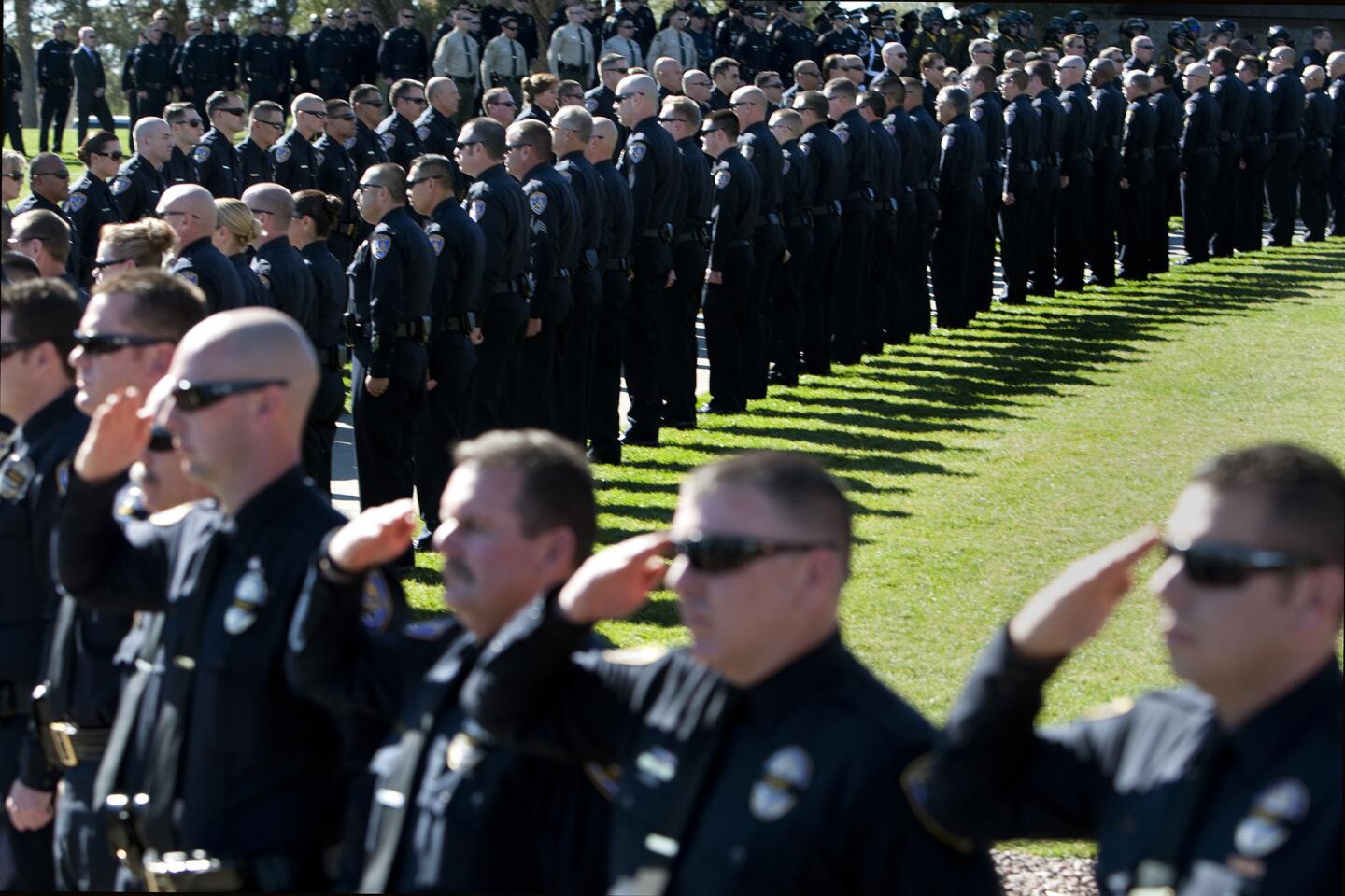 Funeral for Officer Michael Crain