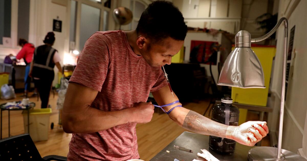 LA could get safe injection sites to battle overdose deaths - Los ...