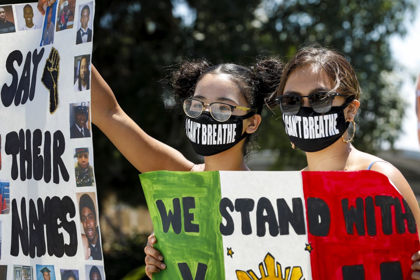 Protestors hold peaceful demonstration in Chula Vista