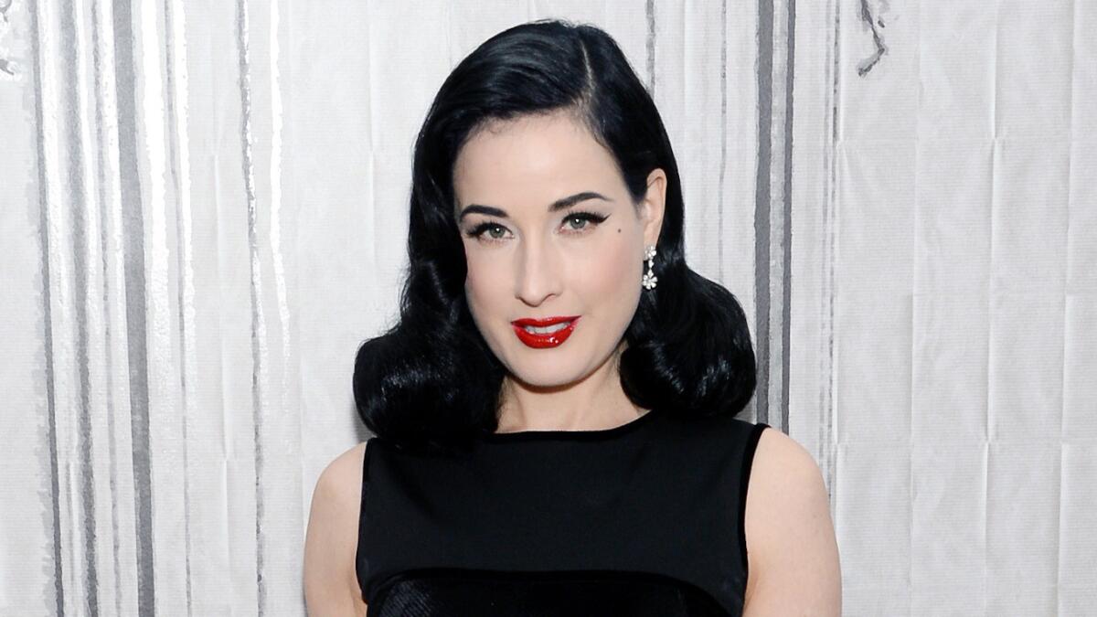 Dita Von Teese says glamour doesn't have to take a lot of time.