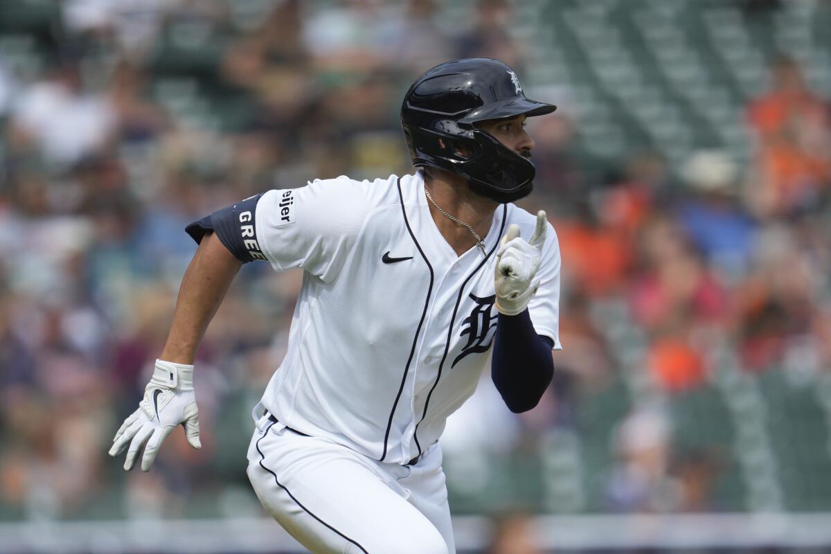 Tigers' Riley Greene on injured list with left leg stress fracture - The  San Diego Union-Tribune