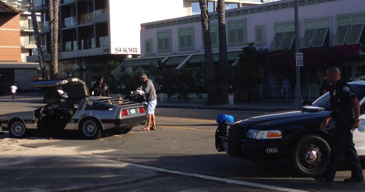 No way 'Back to the Future' for vintage DeLorean smashed in carjacking pursuit