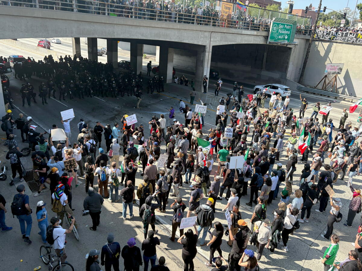 Protesters Block 101 The 101 is L.A.'s neglected mother road. It deserves more than an ...