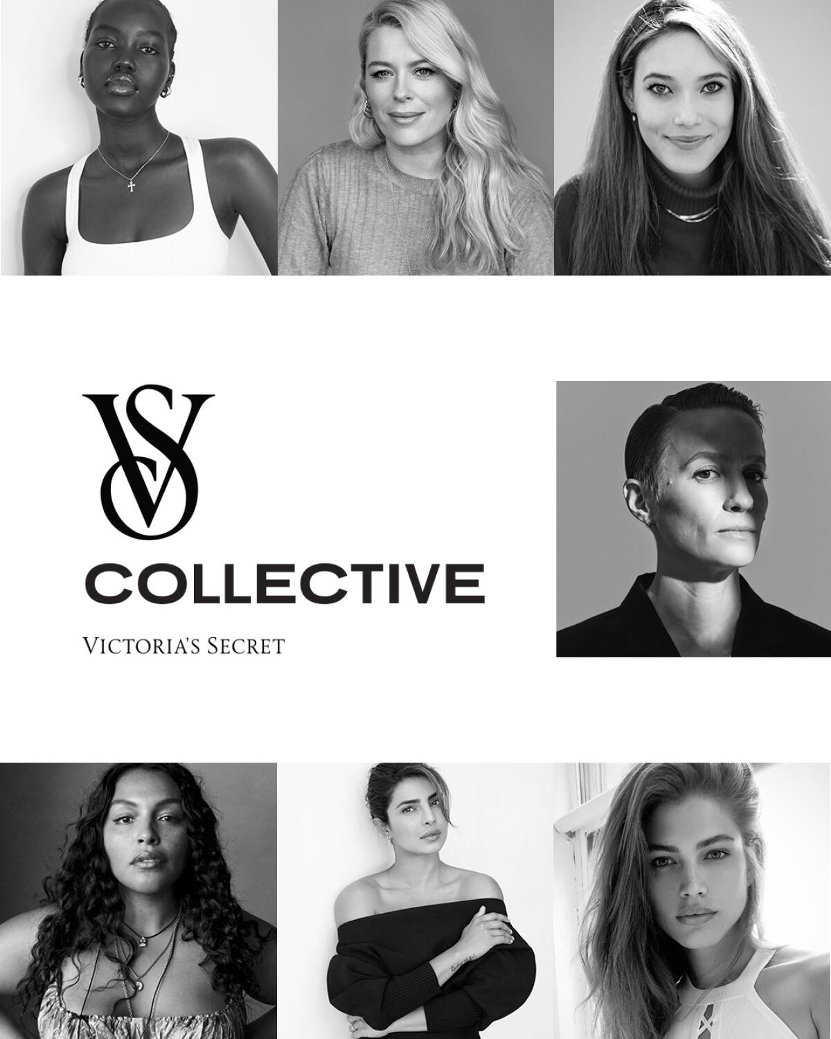 Victoria's Secret promo art announcing VS Collective marketing effort