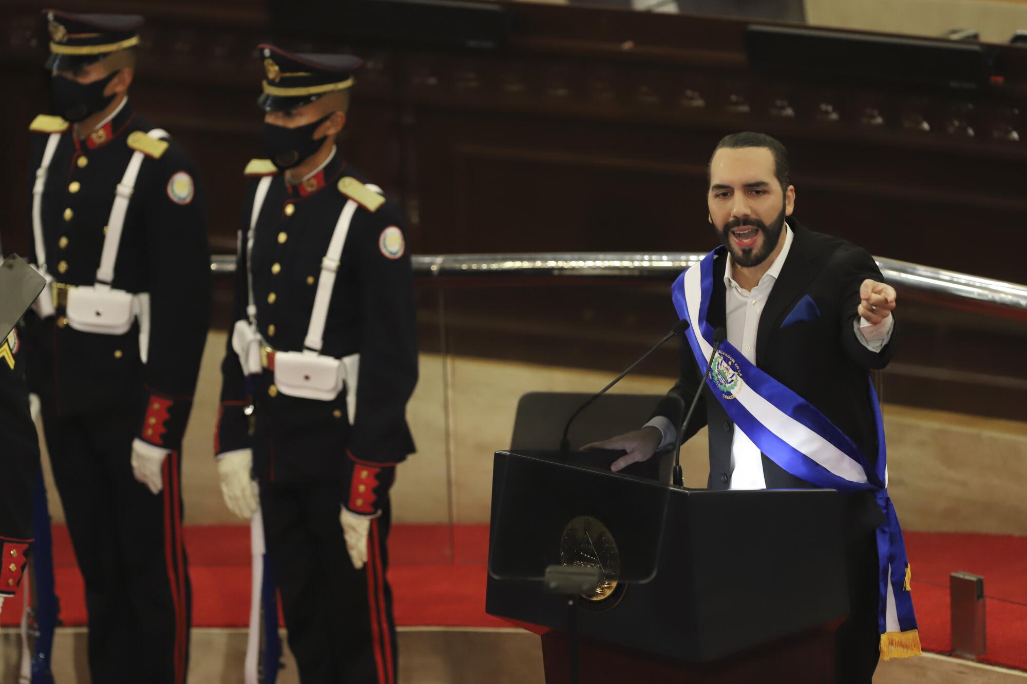 El Salvador's President Nayib Bukele 