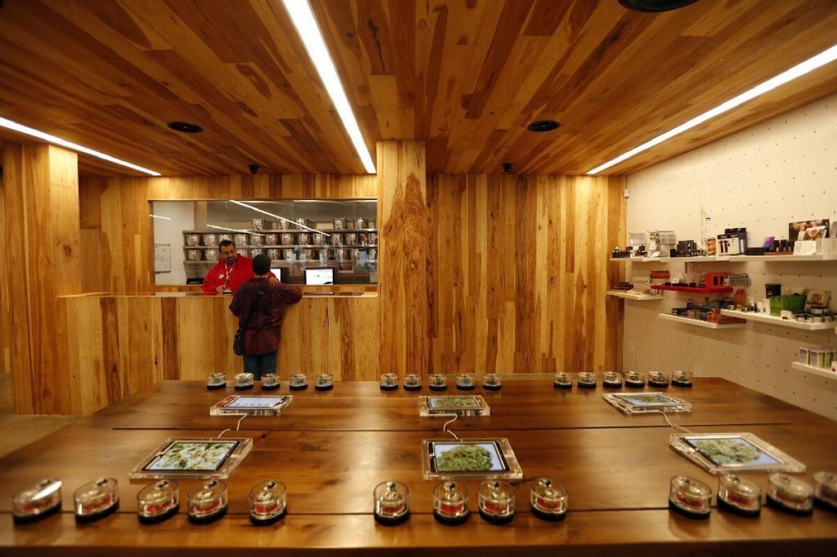 A marijuana shop that strives for an upscale retail experience.