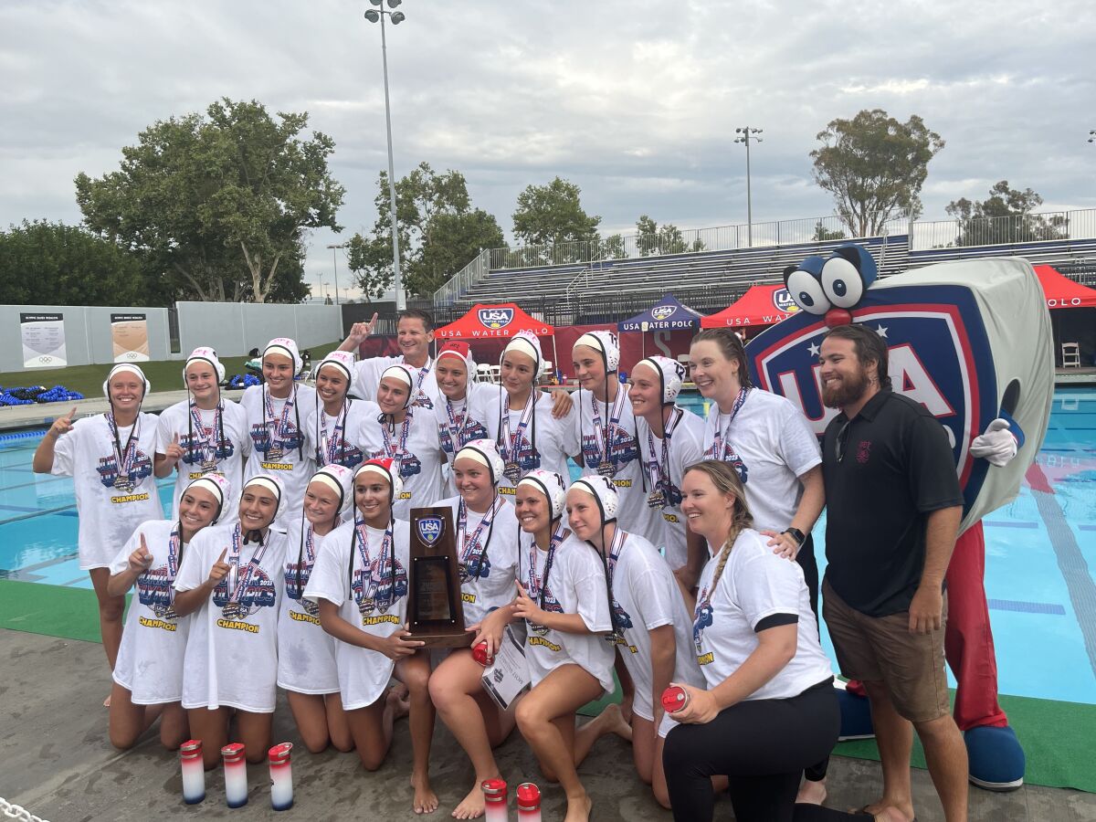 SET 18U girls make history at USA Water Polo Junior Olympics Los