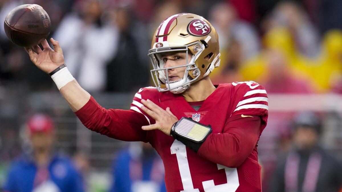 Brock Purdy stars as San Francisco 49ers beat Seattle Seahawks 41-23 to  advance to divisional round of NFL playoffs, NFL News