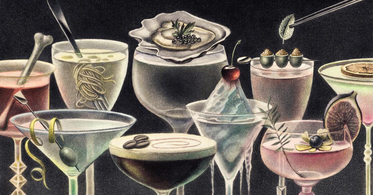 Coquetéis de martini modernos e criativos para experimentar em Los Angeles