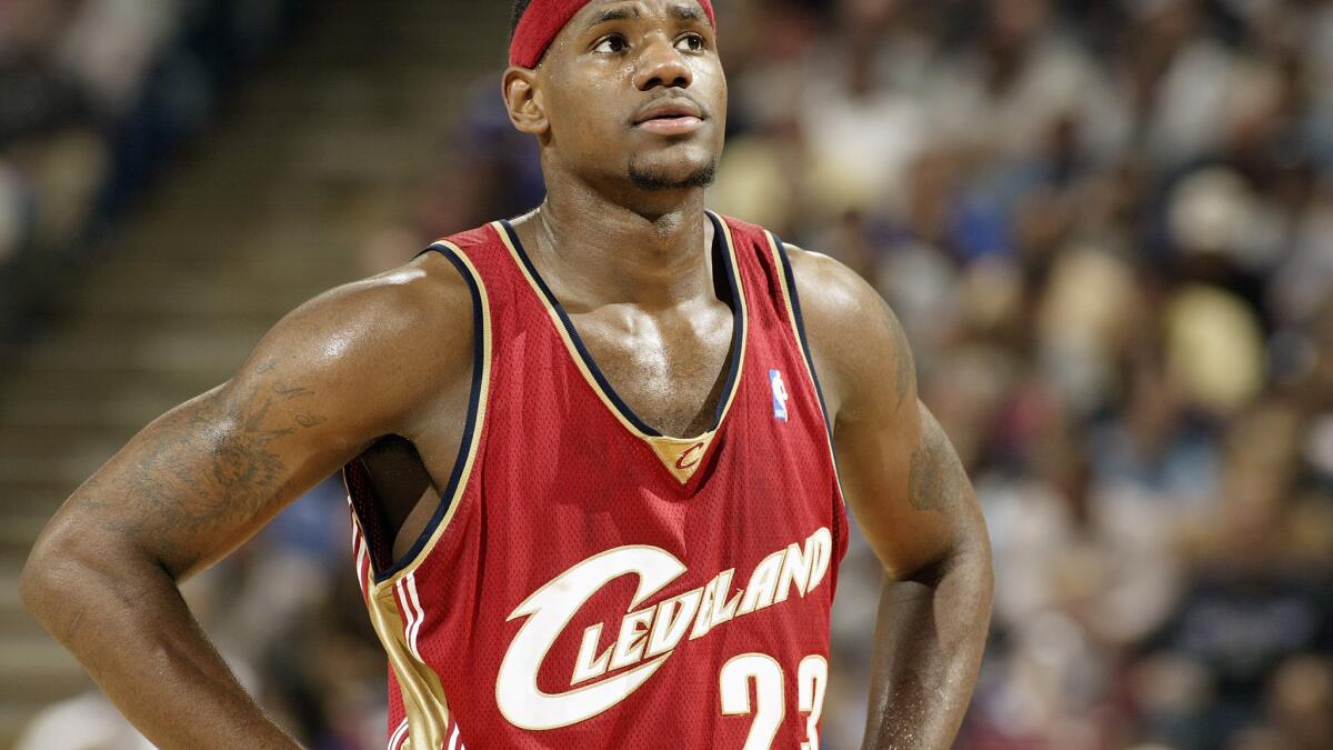 **FILE** In this July 24, 2006, file photo, LeBron James of the