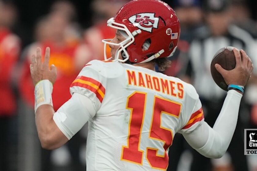 LA Times Today: How growing up in an MLB clubhouse prepared Patrick Mahomes for NFL stardom